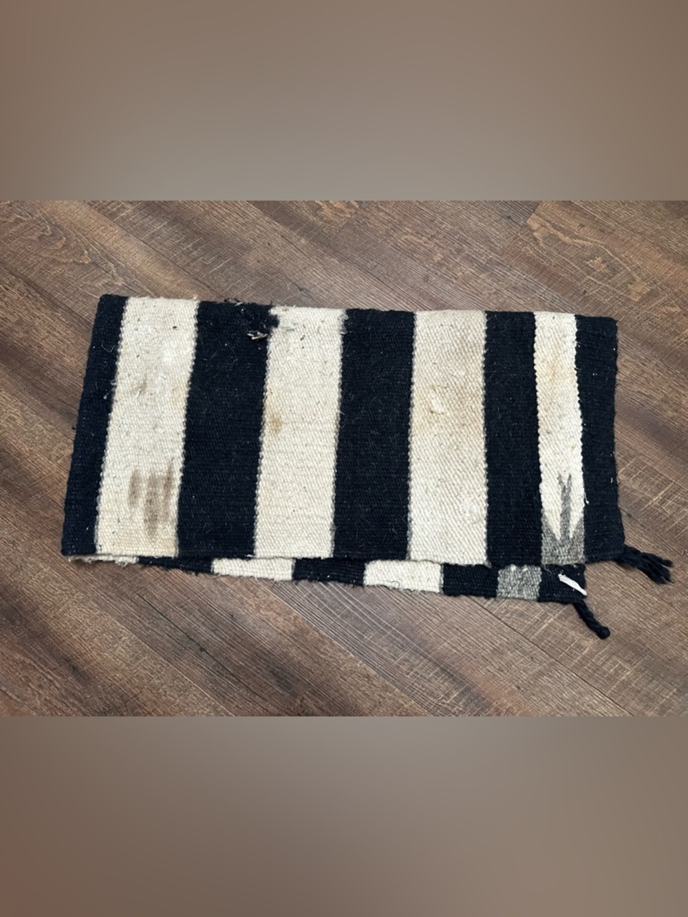 Horse Tack - Woven Fold Over Western Saddle Blanket